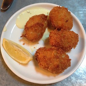 salted cod and potato croquettes 
