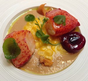 Butter poached Maine lobster