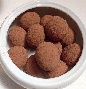 Chocolate-covered macadamia nuts