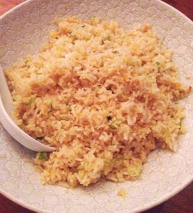 The 'signature' fried rice